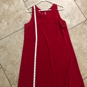 Jones New York Vibrant Red Midi Dress